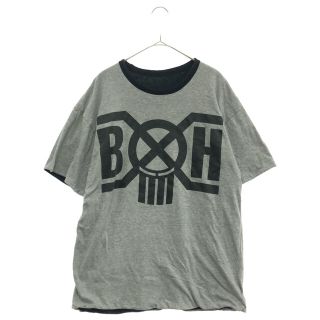 バウンティハンター(BOUNTY HUNTER)のBOUNTY HUNTER バウンティーハンター フロントロゴTシャツ リバーシブル 半袖Tシャツ ブラック/グレー(Tシャツ/カットソー(半袖/袖なし))