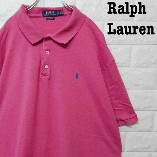 Ralph Lauren(ラルフローレン)のビビッドカラー★ラルフローレン Ralph Lauren ポロシャツ 綿100% メンズのトップス(ポロシャツ)の商品写真