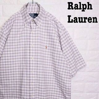 ラルフローレン(Ralph Lauren)のチェック★ラルフローレンRalph Lauren ボタンダウンシャツ 綿100%(シャツ)