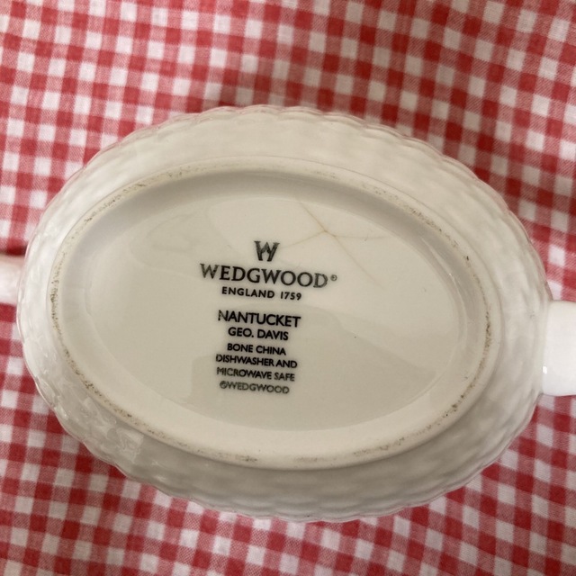 【WEDGWOOD】ナンタケット　バスケットティーポット 7