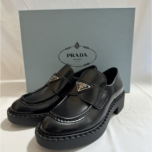 超美品の プラダ ☆人気商品☆ - PRADA ローファー 23cm