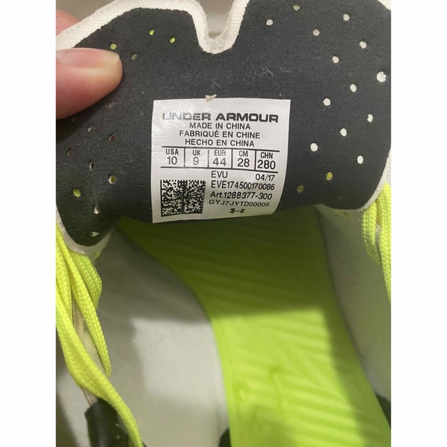 UNDER ARMOUR - 【美品】サッカースパイク28cm(アンダーアーマー)の