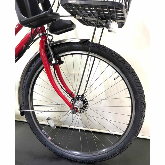 電動自転車 ブリヂストン ハイディ2 26インチ 12ah パワフル 赤色