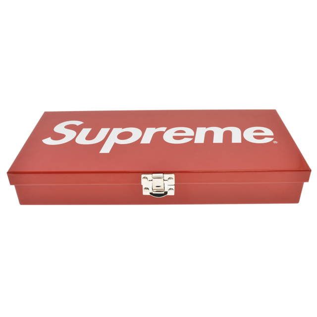 SUPREME シュプリーム 17SS Large Metal al Storage Box ラージメタルストレージボックス 金庫 収納ボックス レッド