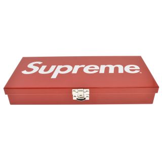 シュプリーム(Supreme)のSUPREME シュプリーム 17SS Large Metal al Storage Box ラージメタルストレージボックス 金庫 収納ボックス レッド(その他)