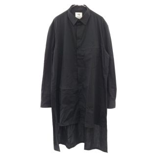 ワイスリー(Y-3)のY-3 ワイスリー CLASSIC SHIRT FN3374 ジップデザイン レイヤードロング長袖シャツ ブラック(シャツ)