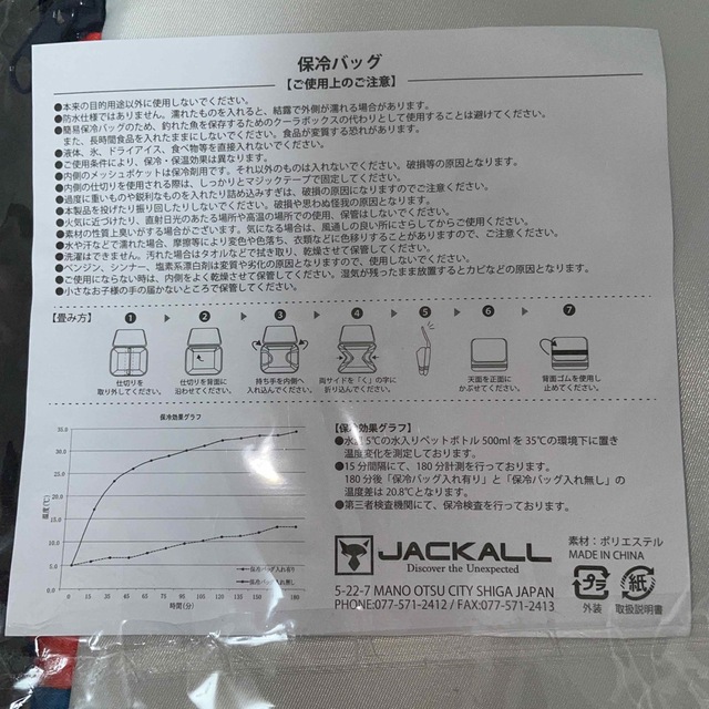 JACKALL(ジャッカル)のJACKALL 保冷バッグ スポーツ/アウトドアのフィッシング(その他)の商品写真