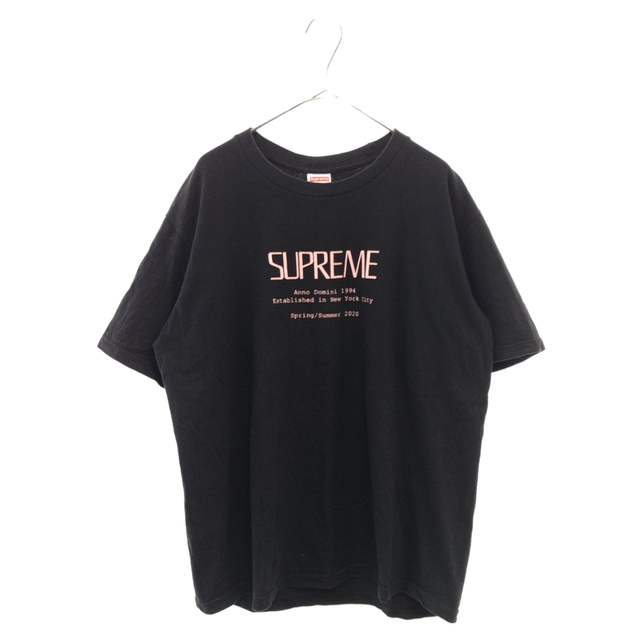 SUPREME シュプリーム 20SS Anno Domini Tee アンノドミニ ロゴプリント半袖Tシャツ ブラック | フリマアプリ ラクマ