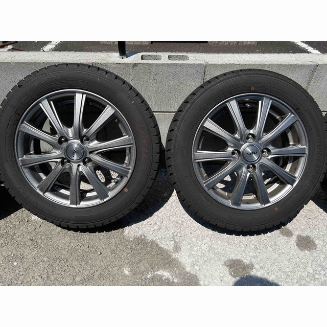 美品　155/65R14 アルミホイール付スタッドレスタイヤ