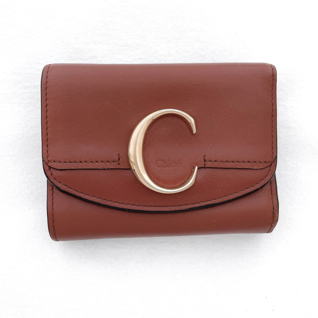衝撃特価 CHLOE クロエ 三つ折り財布 クロエシー トリフォールド