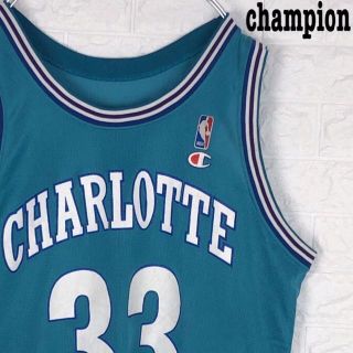 チャンピオン(Champion)のアメリカ製★チャンピオンChampion ビッグタンクトップ NBA ホーネッツ(Tシャツ/カットソー(半袖/袖なし))