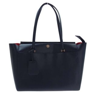 トリーバーチ(Tory Burch)のTory Burch トリーバーチ トートバッグ レザー トートバッグ ネイビー系 レッド系【中古】(トートバッグ)