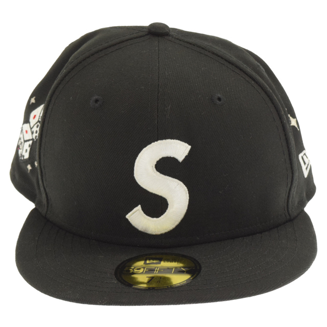 SUPREME シュプリーム 22SS×New Era Characters S Logo ニューエラ キャラクターワッペン ベースボールキャップ ブラック