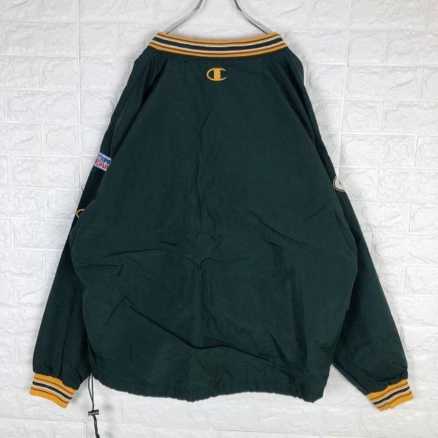 Champion(チャンピオン)のNFLパッカーズ★チャンピオン ナイロンジャケット プルオーバー 超ゆるだぼ メンズのジャケット/アウター(ナイロンジャケット)の商品写真