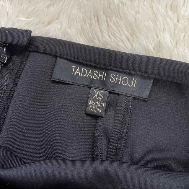 【tadashi shoji】黒　膝丈スカート　レース　素敵なデザイン 4