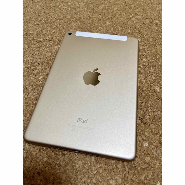 保証付 整備済品　新 iPad mini4 32GB SIMフリー　ゴールド