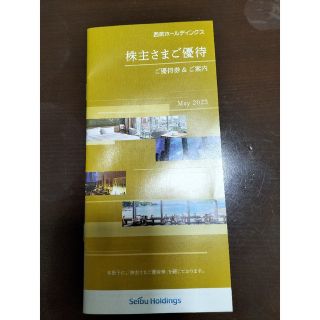 サイタマセイブライオンズ(埼玉西武ライオンズ)の最新　西武HD　株主さまご優待券　１冊　500株未満(その他)