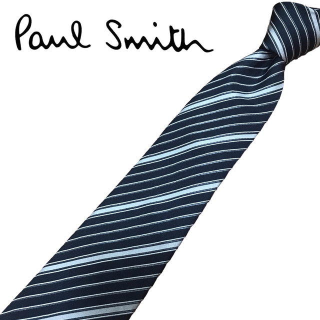 情熱セール :美品✨: Paul Smith レジメンタル ネクタイ シルク100