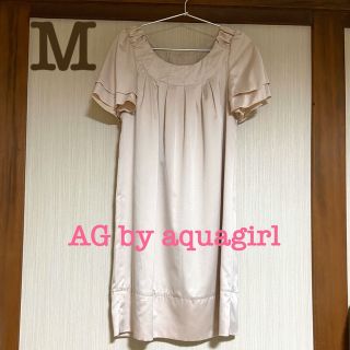 エージーバイアクアガール(AG by aquagirl)のエージー　お呼ばれひざ丈ワンピ(ひざ丈ワンピース)