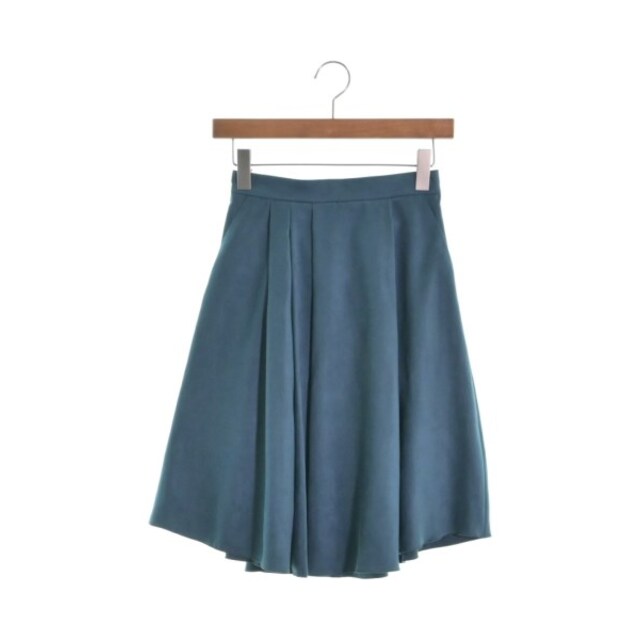 UNTITLED アンタイトル ひざ丈スカート 0(XS位) 青緑