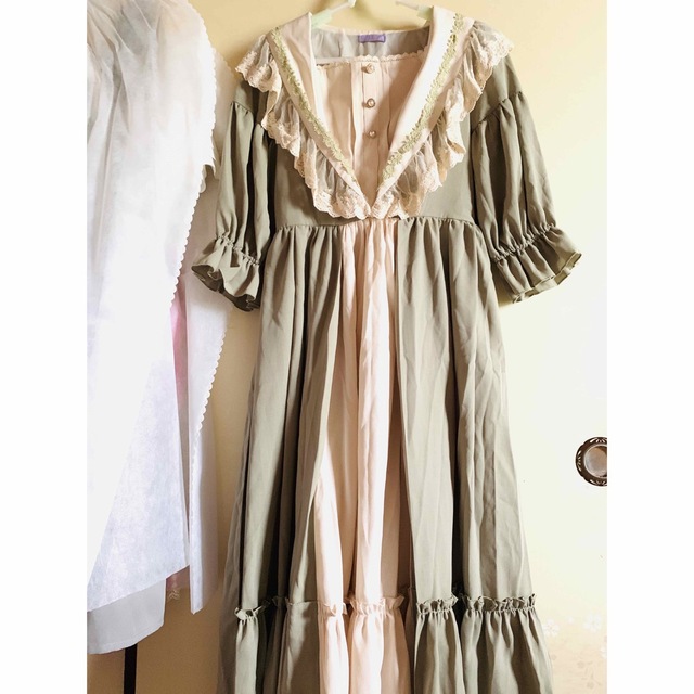 axes femme - 新品 未使用 マリアンヌ ワンピース グリーン アクシーズ