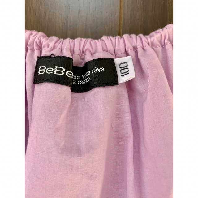 BeBe(ベベ)のべべ　ワンピース キッズ/ベビー/マタニティのキッズ服女の子用(90cm~)(ワンピース)の商品写真