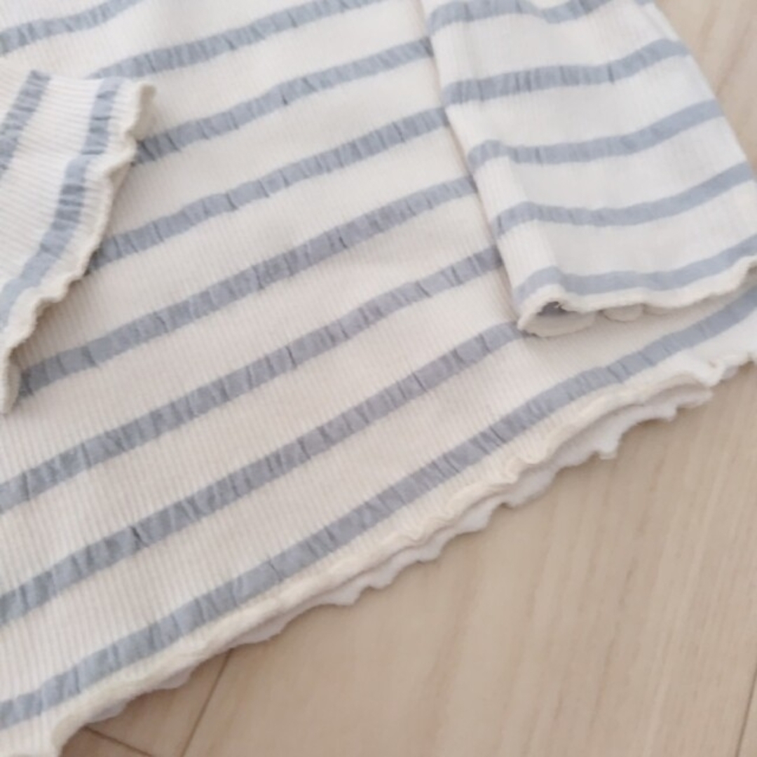 120サイズ☆長袖カットソー キッズ/ベビー/マタニティのキッズ服女の子用(90cm~)(Tシャツ/カットソー)の商品写真