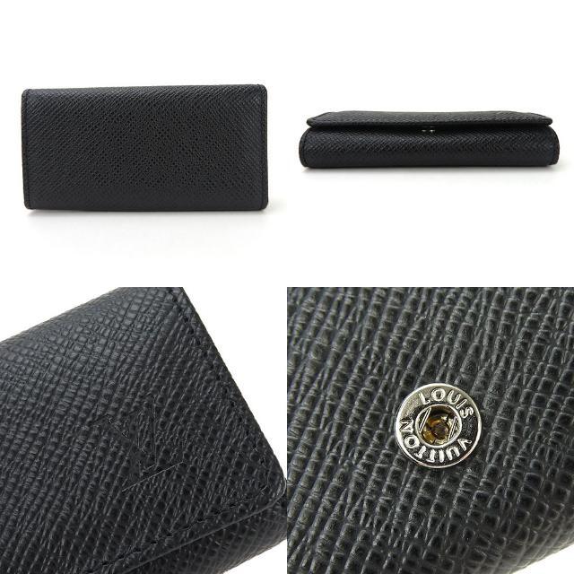 美品 ルイヴィトン キーケース 4連 ミュルティクレ4 M30522 タイガ アルドワーズ 小物 普段使い メンズ レディース 男性 女性 ユニセックス LOUIS VUITTON leather kye case 3