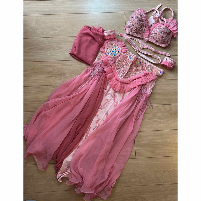ベリーダンス衣装 ピンク系 美品 | フリマアプリ ラクマ
