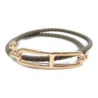 Hermes - エルメス レザーブレスレット ルリ ドゥブルトゥール