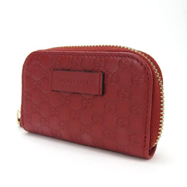 Gucci - 【中古】グッチ コインケース ラウンドファスナー マイクロ