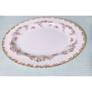 ロイヤルアルバート(ROYAL ALBERT)のロイヤルアルバートディミティローズ　楕円皿(食器)