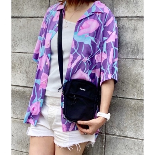 Supreme - サイズM Supreme Lily Rayon Shirt Purple 新品の通販 by