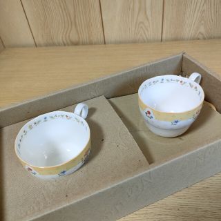 ノリタケ(Noritake)の値下げ　[未使用]　ノリタケ　トゥルーラブ　カップ&ソーサー　ペア(食器)