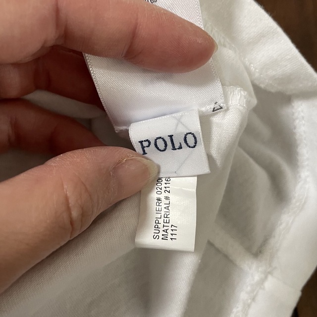 POLO RALPH LAUREN(ポロラルフローレン)のポロ　Tシャツ　半袖　Vネック レディースのトップス(Tシャツ(半袖/袖なし))の商品写真