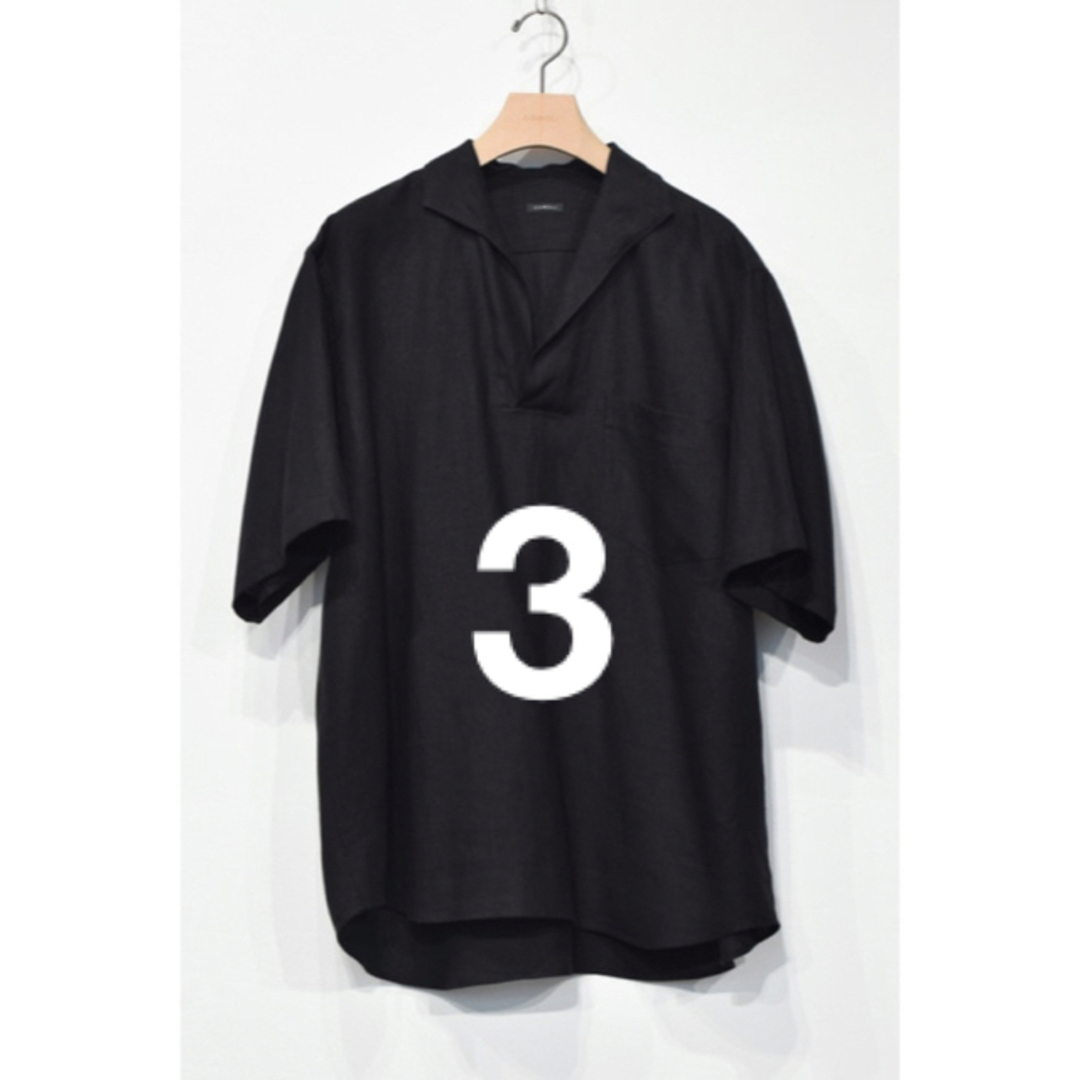 comoli カナパスキッパー半袖シャツ 3 23ss 22499.55円 メンズ