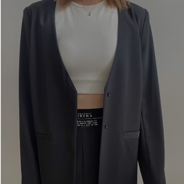 AmeriVINTAGE新作完売品TWILL COLLARLESS JACKET labtronx.com