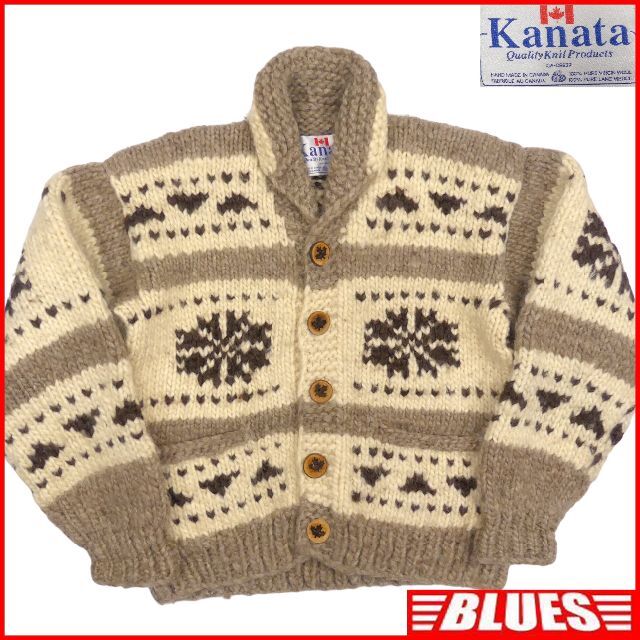 カウチン セーター kanata ニット XL カナダ製 カナタ JJ311JJ311