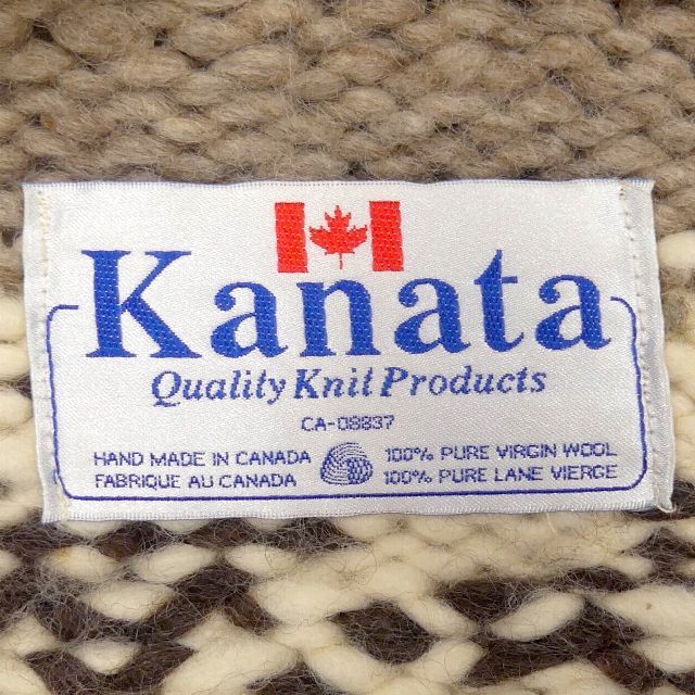 カウチン セーター kanata ニット XL カナダ製 カナタ JJ311JJ311
