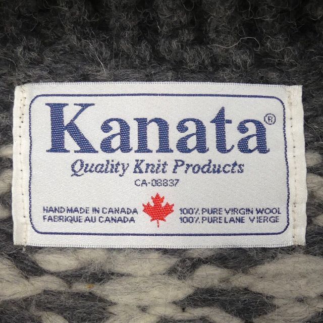 カウチン セーター kanata ニット S カナダ製 カナタ JJ312