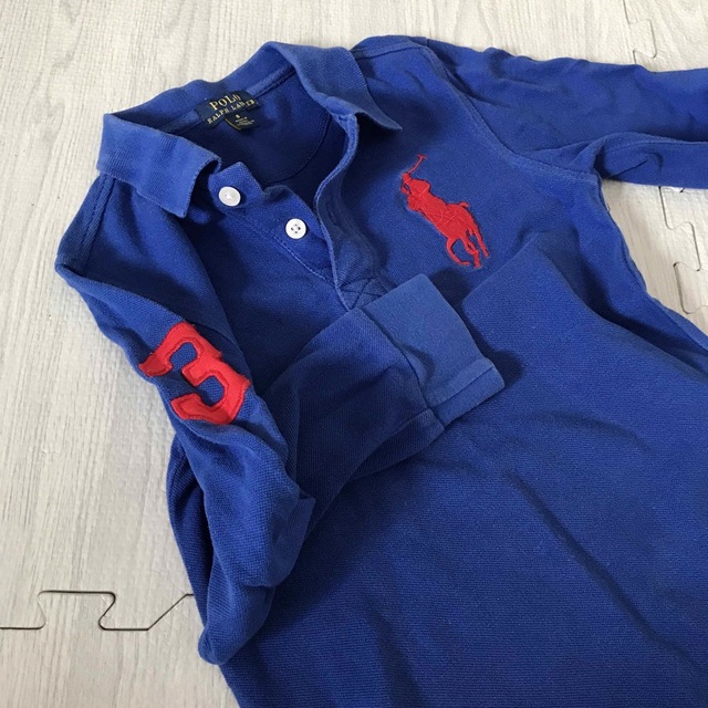 POLO RALPH LAUREN(ポロラルフローレン)のポロラルフローレン ラルフローレン ビッグポニー 長袖シャツ 140 150 キッズ/ベビー/マタニティのキッズ服男の子用(90cm~)(Tシャツ/カットソー)の商品写真