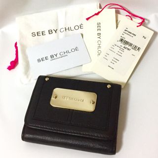 シーバイクロエ(SEE BY CHLOE)の今だけ特価！新品未使用■シーバイクロエ■レザーミニ財布(財布)