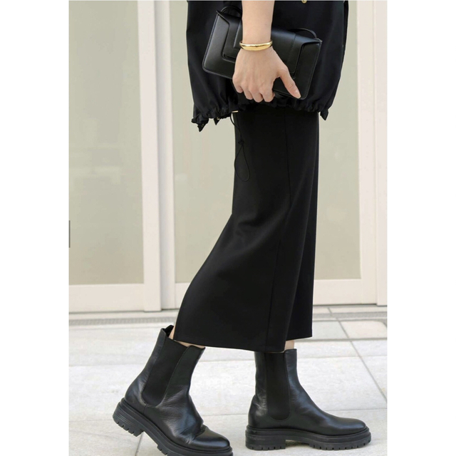 DEUXIEME CLASSE(ドゥーズィエムクラス)のJersey Long Tight スカート 黒 38 レディースのスカート(ロングスカート)の商品写真