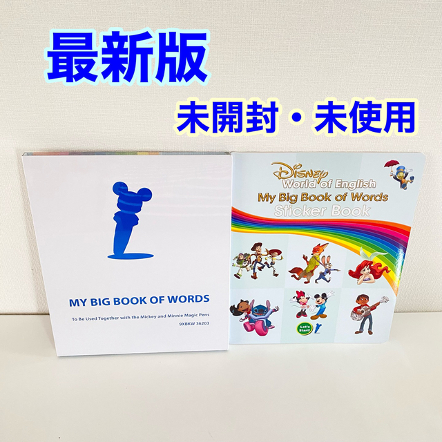 未開封 最新版 MY BIG BOOK OF WORDS DWE ディズニー 送料無料/新品