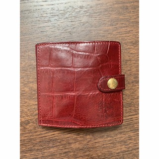 イルビゾンテ(IL BISONTE)のイルビゾンテ二つ折り財布／赤(財布)