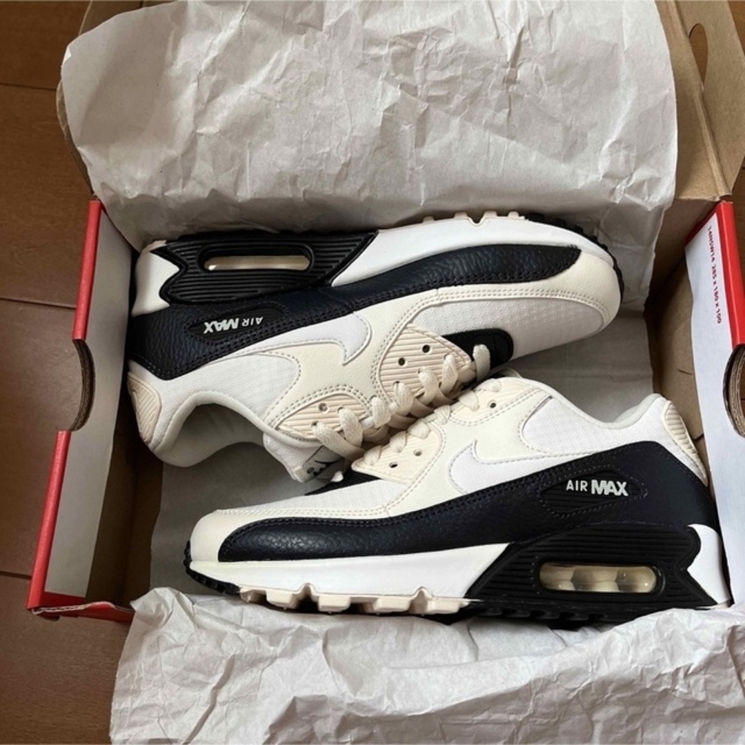 NIKE ナイキ エアマックス90 ペールアイボリー 22.5㎝