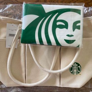 スターバックスコーヒー(Starbucks Coffee)のセット　2021スターバックス　ショッピングバッグ　レジャーシート(トートバッグ)