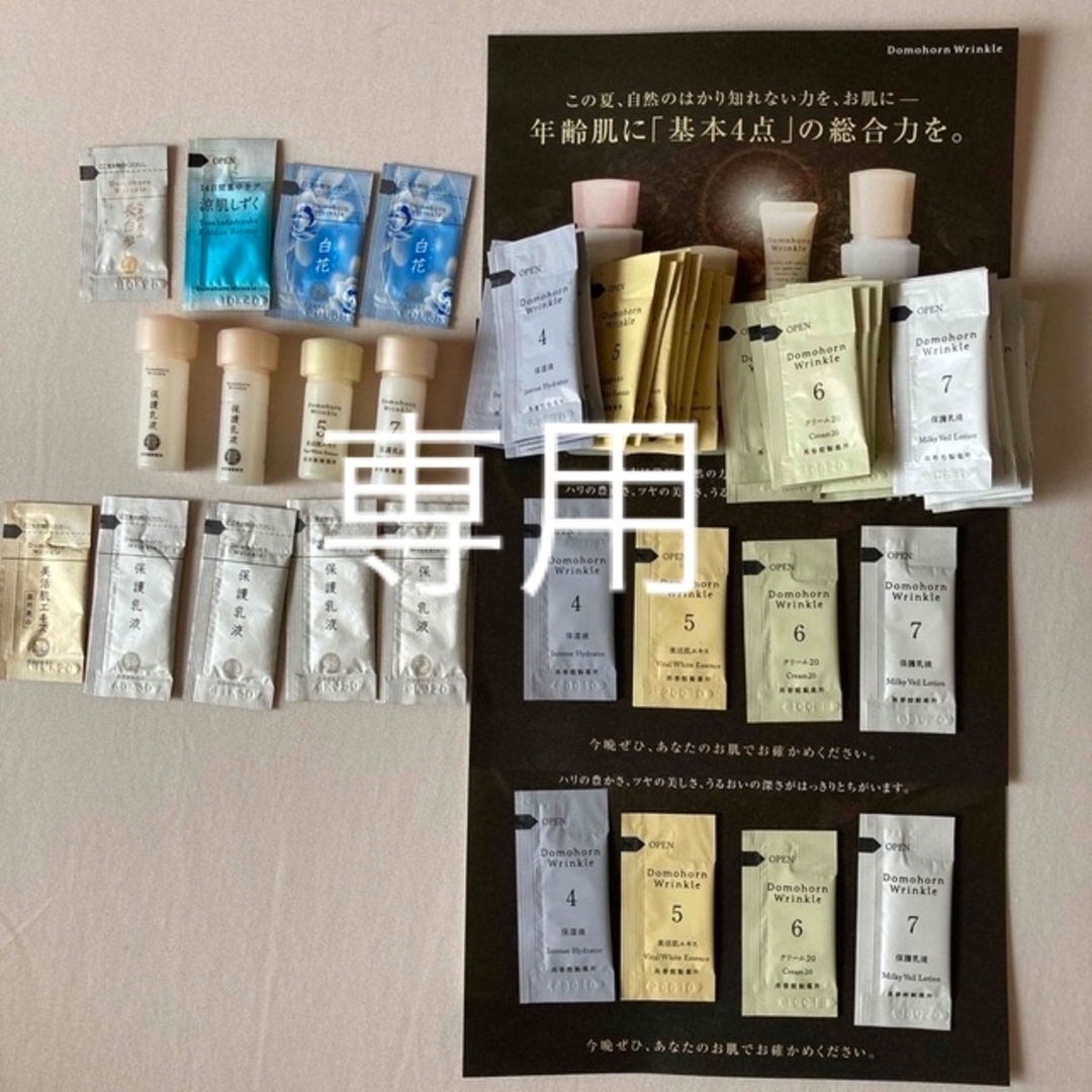 人気SALE得価 ドモホルンリンクル - 保湿液 保護乳液セット+ 基本4点