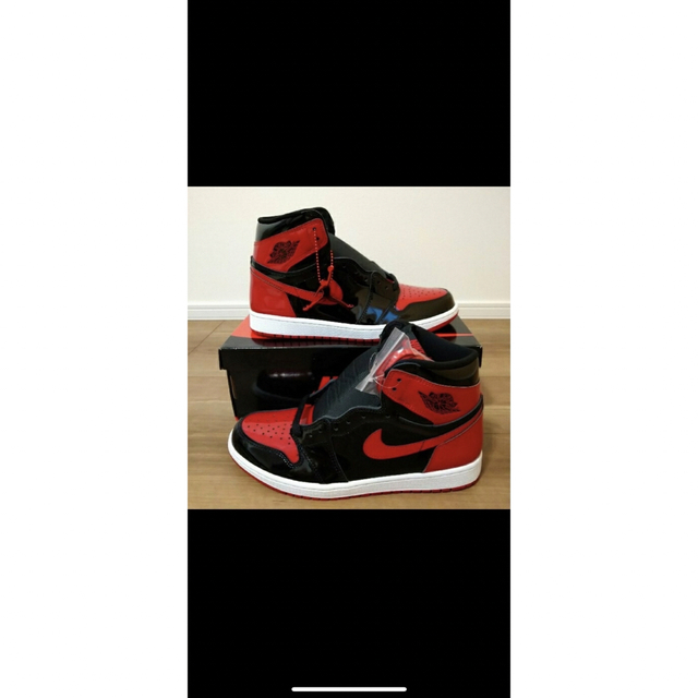 AIR JORDAN 1 HIGH OG "BRED PATENT" 27.5 1