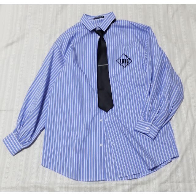 TRAVAS TOKYO バルーン袖ネクタイ付きシャツ - Tシャツ/カットソー(七